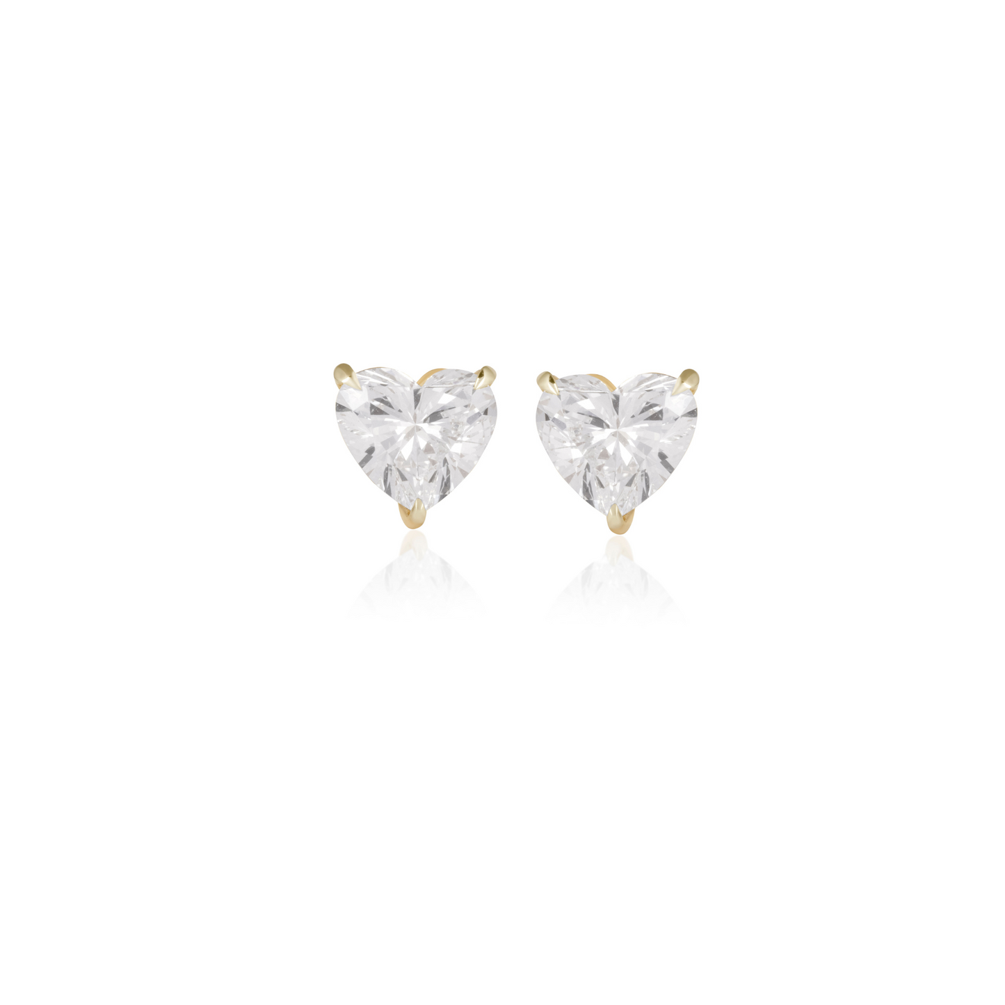 Heart studs
