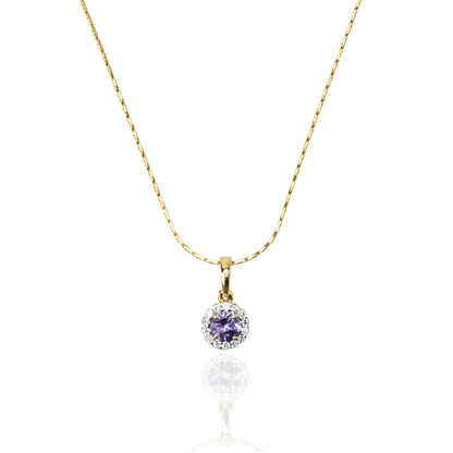 Viola Bloom Pendant set