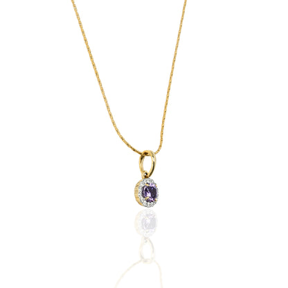 Viola Bloom Pendant set