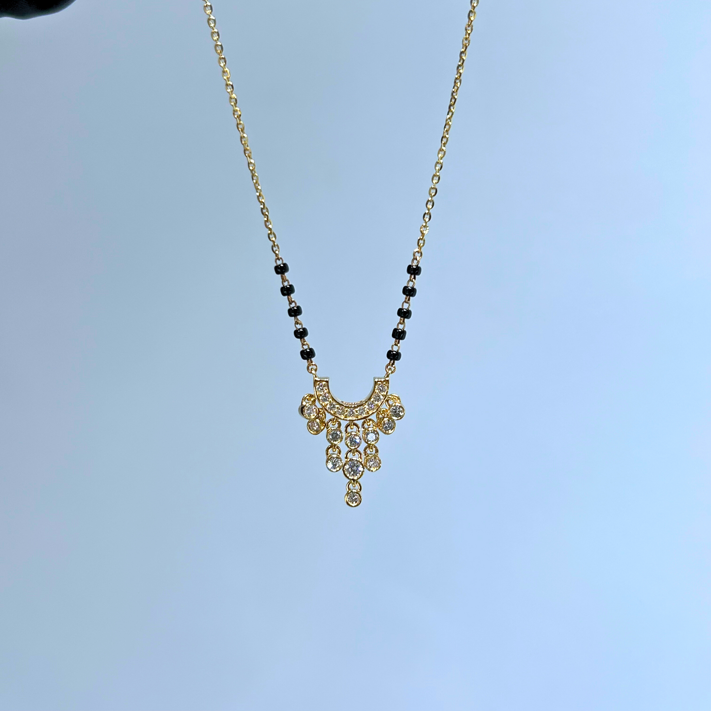 Svara Wind Chime Mangalsutra Gold Musical Necklace – Traditional Indian Jewelry for Women