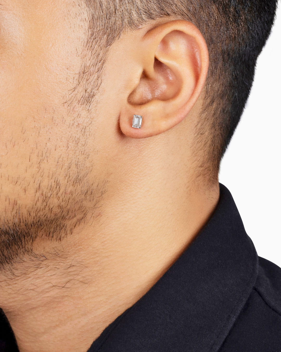 Emerald Men’s Studs (ready-to-ship)