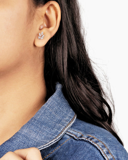 Diamond Branch Earrings