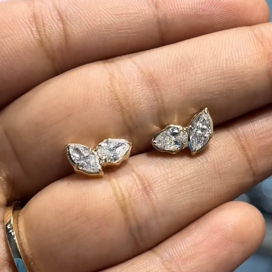 Ardhya Earrings (Marquise & Pear)