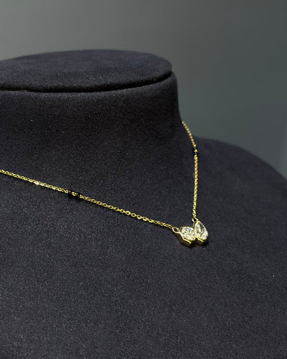 The Classic Abstract 'Toi-Et-Moi' Crown Setting Mangalsutra