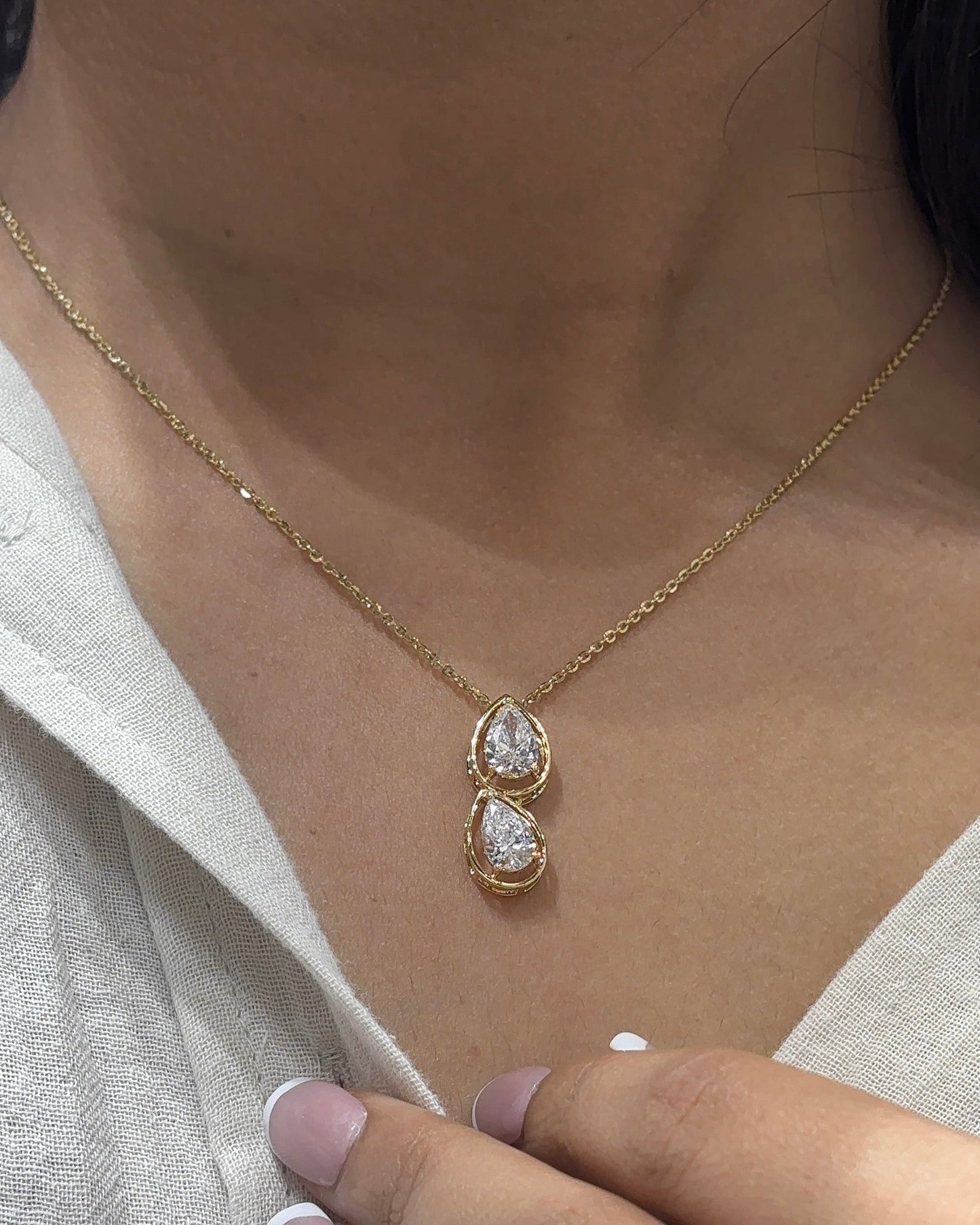 Dvita Diamond Mangalsutra Gold Necklace – Modern Traditional Jewelry for Women