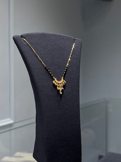 Svara Wind Chime Mangalsutra Gold Musical Necklace – Traditional Indian Jewelry for Women