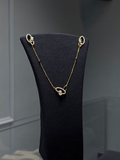 Aarika Oval Flexible Mangalsutra - Modern Necklace for Women