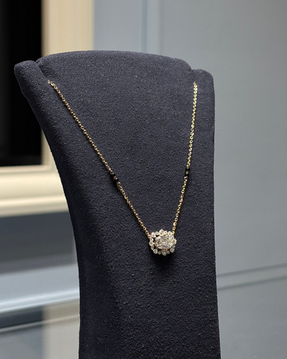 Taj Ashoka Cut Cluster Minimal Modern Mangalsutra