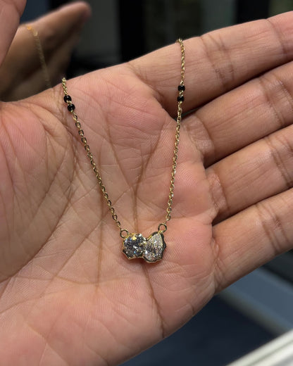 The Classic Abstract 'Toi-Et-Moi' Crown Setting Mangalsutra