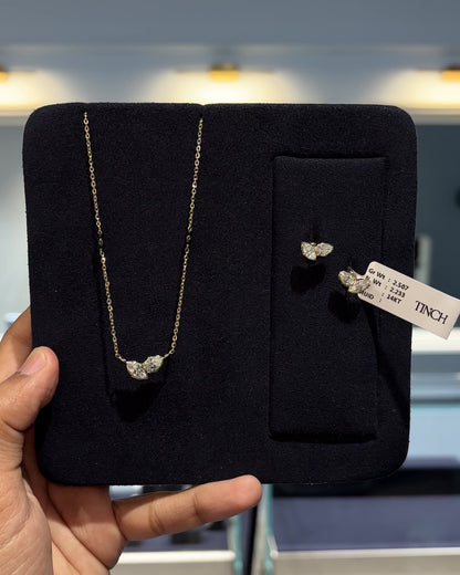 Ardhya Toi et Moi Mangalsutra – Modern Two Stone Necklace for Women